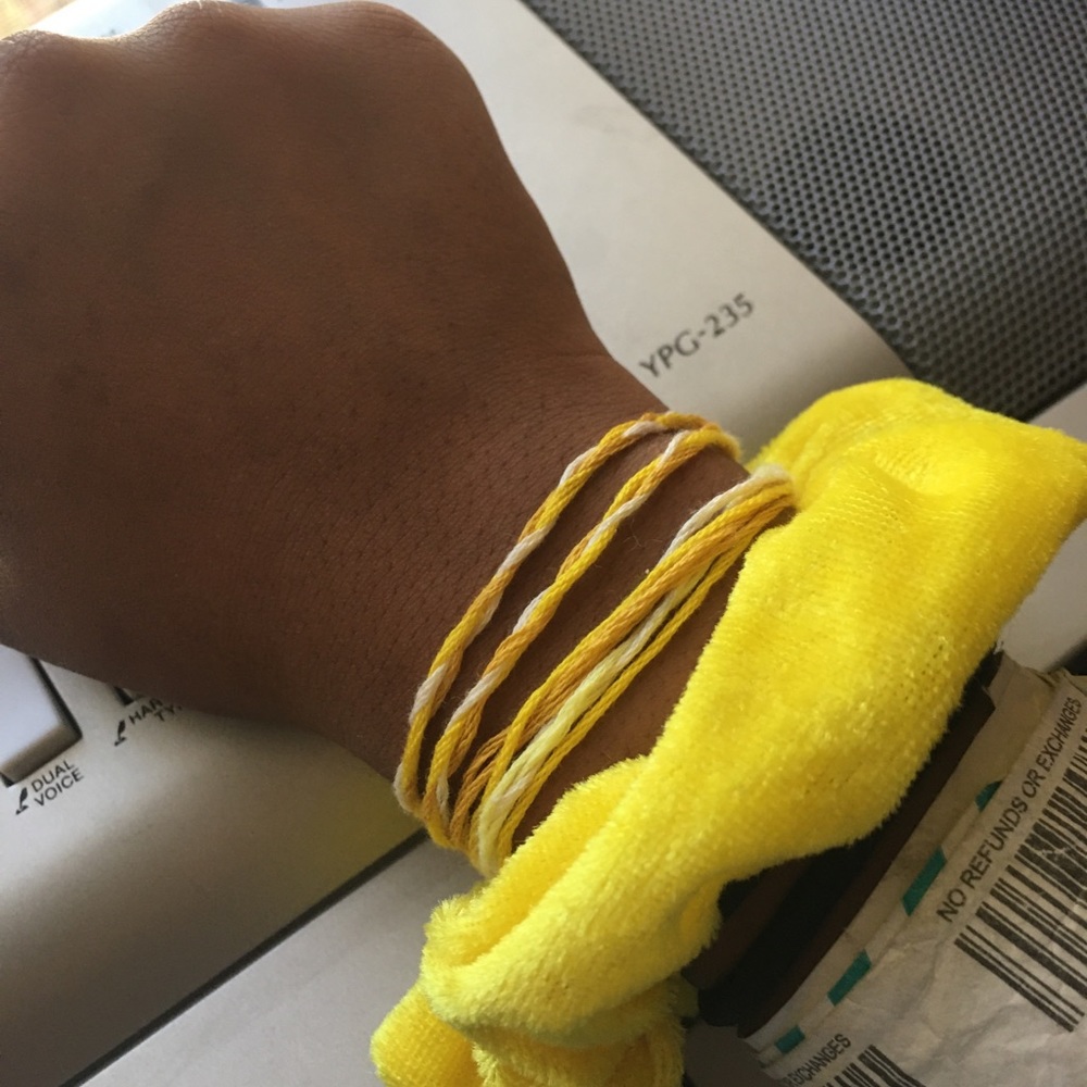 Brackets// & scrunchie